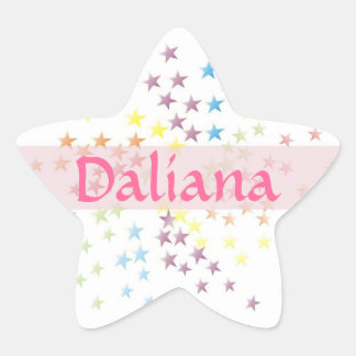 Daliana - autocollant étoiles