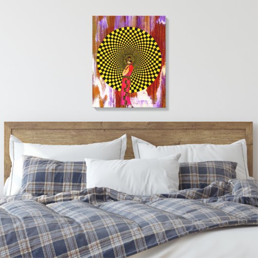 Daliance van Michael Moffa Canvas Afdruk (Insitu (Slaapkamer))