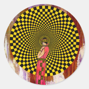 Daliance van Michael Moffa Ronde Sticker