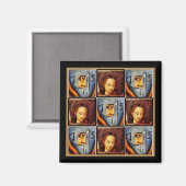 Dalimadonna-keukenkoeler magnet magneet (Voorkant / Achterkant)