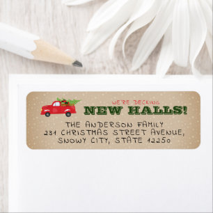 Daling New Halls Kerstfeestdag Etiket