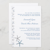 Daling Stars Tropical Wedding Invitations Kaart (Voorkant / Achterkant)