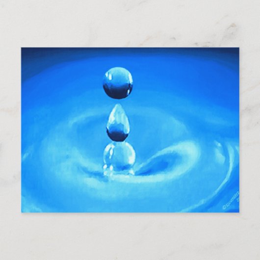 Daling van H2O Briefkaart (Voorkant)
