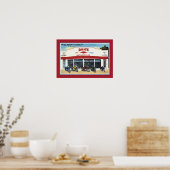  Dalio's Motorfietsen Fort Worth Poster (Keuken)