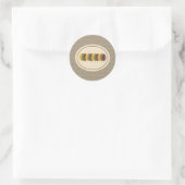 Dall Leaves Envelope Seals Stickers (Tas)