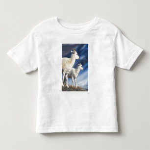 Dall-schapen, Ovis dalli, ooi en lam Kinder Shirts