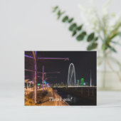 Dallas Avondwandeling Briefkaart (Staand voorkant)