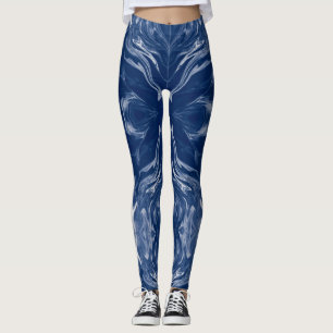 Dallas Blue en Silver Leggings