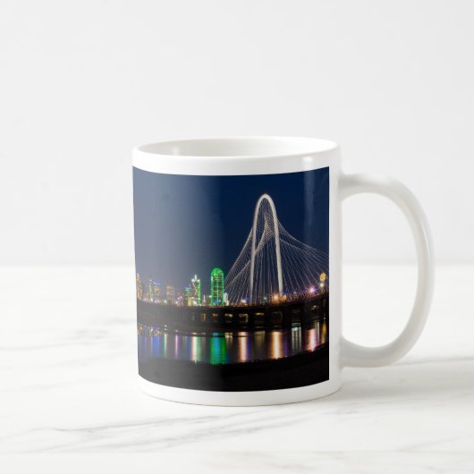 Dallas Bridge View Café Mug (Droite)
