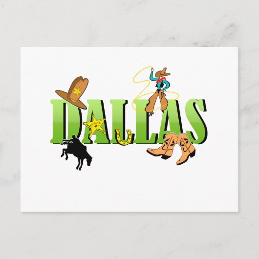 Dallas Briefkaart (Voorkant)