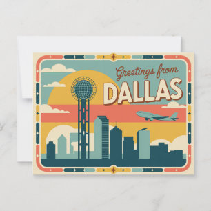  Dallas Briefkaart   Groeten uit Dallas