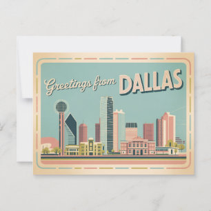  Dallas Briefkaart   Groeten uit Dallas