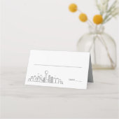 Dallas Bruiloft | Tabelnaam Kaarten plaatsen (Voorkant)