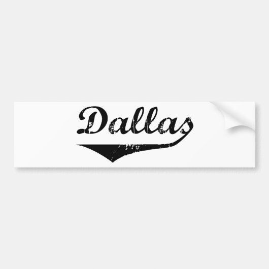 Dallas Bumpersticker (Voorkant)