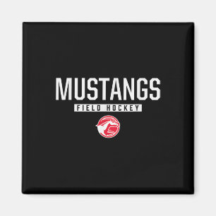 Dallas Center-grimes Mustangs Logo Veldhockey Hs Magneet