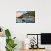 Dallas City Steamer op de Columbia Poster (Thuiskantoor)