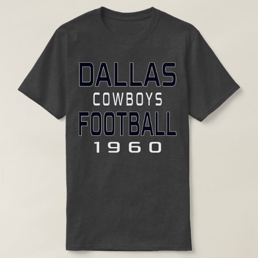 Dallas Cowboys 1960 Classic TShirt (Design devant)