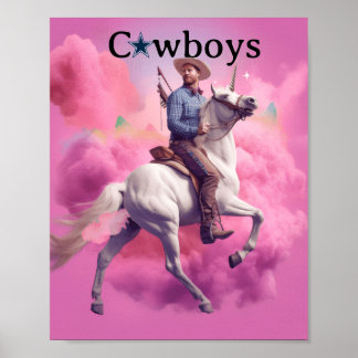 Dallas Cowboys Eenhoorn poster