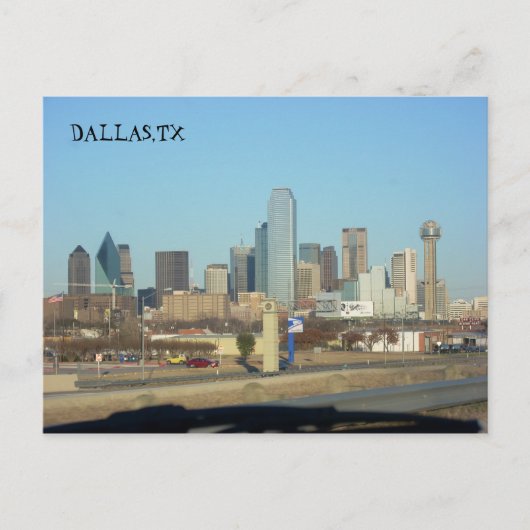dallas, DALLAS, TX Briefkaart (Voorkant)