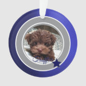 Dallas Dog Fan  Customizable Ornament (voorkant)