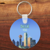 Dallas Downtown Texas  Sleutelhanger (Voorkant)