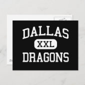 Dallas - Dragons - High School - Dallas Oregon Briefkaart (Voorkant / Achterkant)