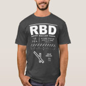 Dallas Executive Airport RBD T-Shirt (Voorkant)