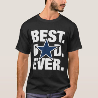Dallas Fan Best Pap Ever Football Love Fathers Day T-shirt