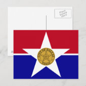Dallas Flag Briefkaart (Voorkant / Achterkant)