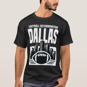 DALLAS FOOTBAL VASTBERADENHEID - TEXAS FOOTBAL T-SHIRT