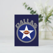 DALLAS-FOOTBALL BRIEFKAART (Staand voorkant)