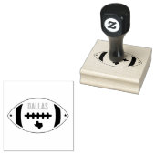 Dallas Football Theme Rubberstempel (Gestempeld)