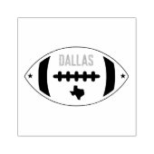 Dallas Football Theme Rubberstempel (Afrduk)