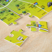 Dallas Fort Worth Cartoon Map Legpuzzel (Zijkant)