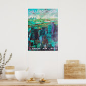 DALLAS FORT WORTH POSTER (Keuken)