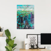 DALLAS FORT WORTH POSTER (Thuiskantoor)
