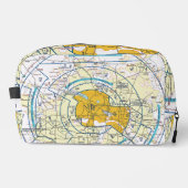 Dallas - Ft. Worth Flyway Grafiek Toilettasje (Voorkant)