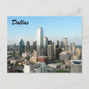 dallas in het centrum briefkaart