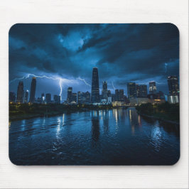Dallas Lightning Mouse Pad - Urban Texas Office  Muismat
