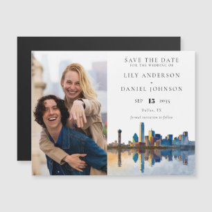 Dallas Photo Mariage Carte de Rappel