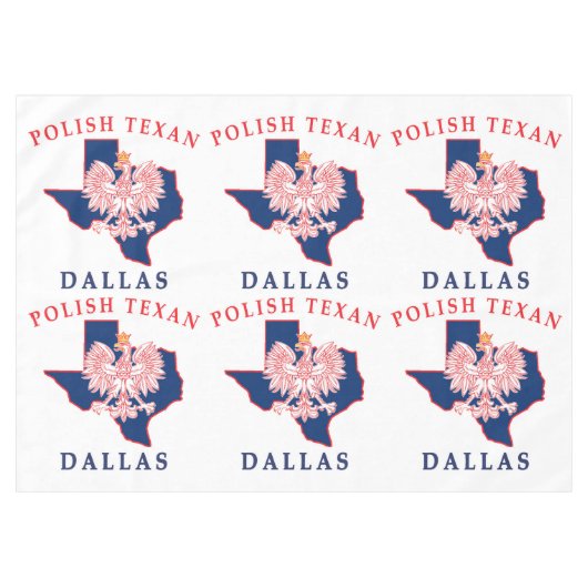 Dallas Poland Texan Tafelkleed (Voorkant (Horizontaal))