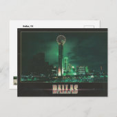 Dallas Reunion Tower Briefkaart (Voorkant / Achterkant)