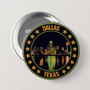 Dallas Ronde Button 7,6 Cm