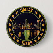 Dallas Ronde Button 7,6 Cm (Voorkant)