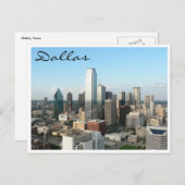dallas skyline briefkaart (Voorkant / Achterkant)