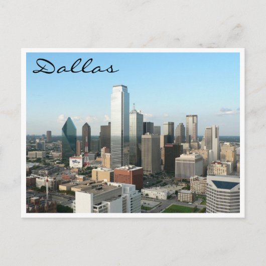 dallas skyline briefkaart (Voorkant)