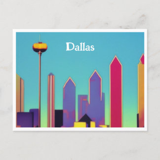 Dallas Skyline Briefkaart