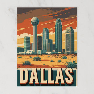 Dallas Skyline Briefkaart