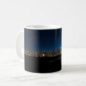 Dallas Skyline Dawn Pano Café Mug (Devant gauche)