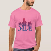 Dallas Skyline Design T-shirt (Voorkant)